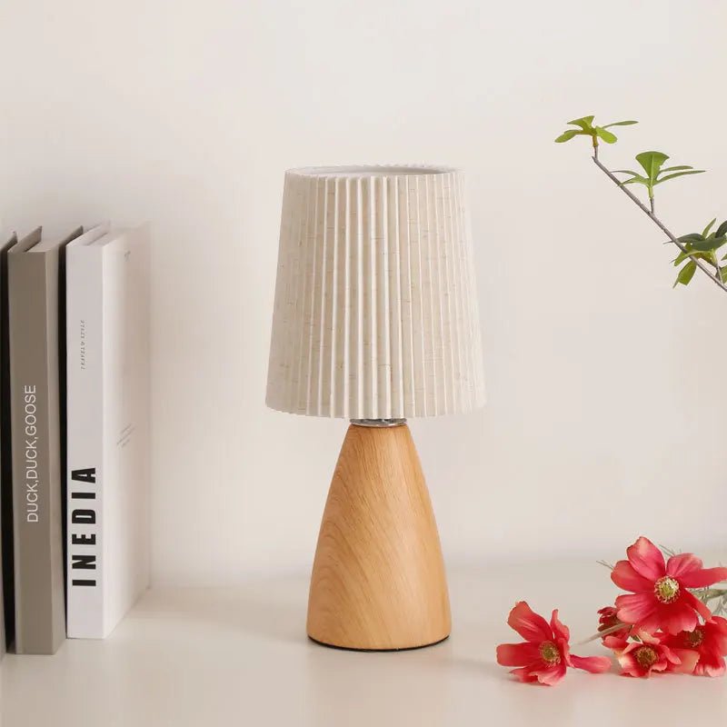 Lampe de table moderne en métal noir avec lumière LED chaude rétro - Luminous Place