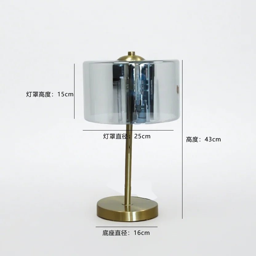 Lampe de table moderne minimaliste à lumière rouge pour chambre et bar, ambiance cosy - Luminous Place