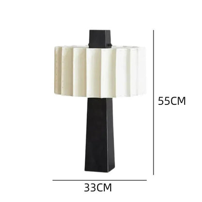 Lampe de table verticale scandinave minimaliste noire, éclairage cosy pour salon et chambre - Luminous Place