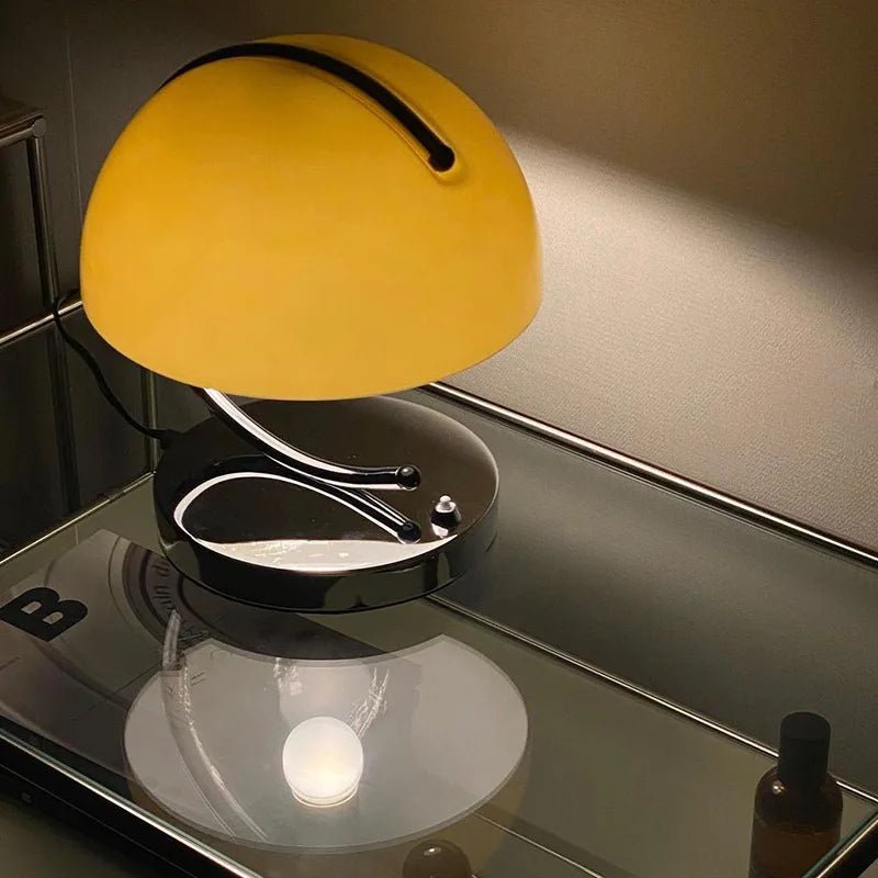 Lampe de table vintage lune style rétro milieu du siècle, lumière d’ambiance chaleureuse - Luminous Place