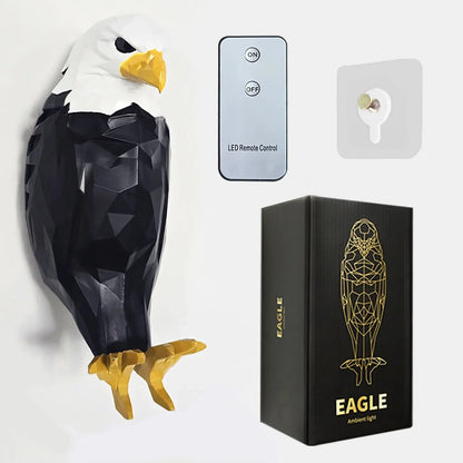 Lampe Enfant Applique Murale 3D Aigle en PETG à Lumière Chaude - Luminous Place