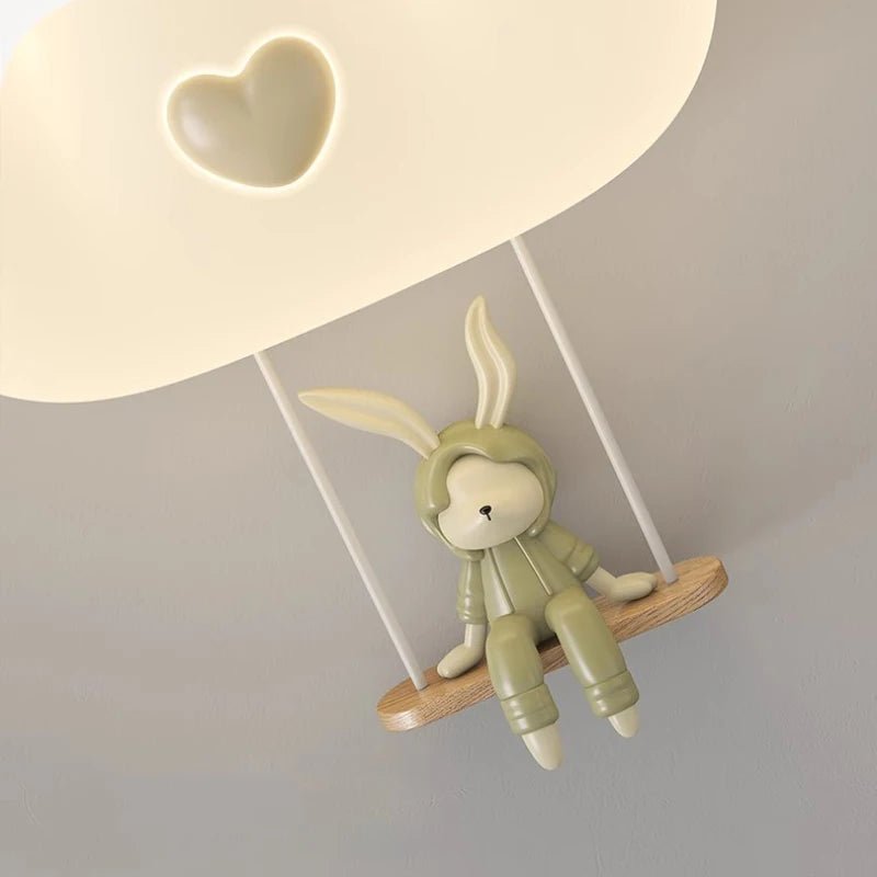 Lampe Enfant Applique Murale Couronne LED Rose Blanc, Lumière Chaude Ambiance Cosy - Luminous Place