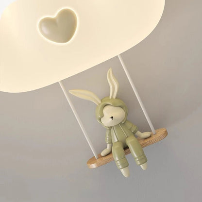 Lampe Enfant Applique Murale Couronne LED Rose Blanc, Lumière Chaude Ambiance Cosy - Luminous Place