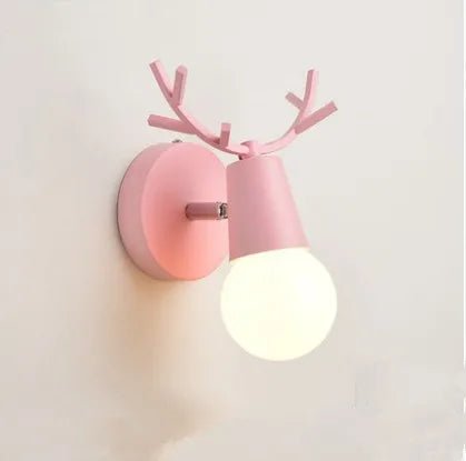 Lampe Enfant Applique Murale LED Bois Macaron Nordique pour Chambre - Luminous Place