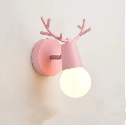 Lampe Enfant Applique Murale LED Bois Macaron Nordique pour Chambre - Luminous Place