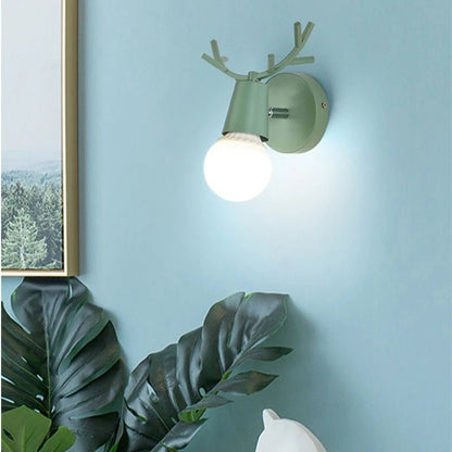 Lampe Enfant Applique Murale LED Bois Macaron Nordique pour Chambre - Luminous Place
