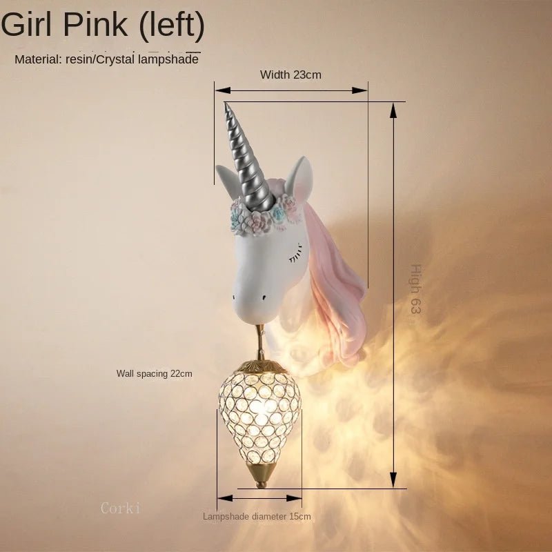 Lampe Enfant Applique Murale LED Nordique en Résine pour Chambre - Luminous Place