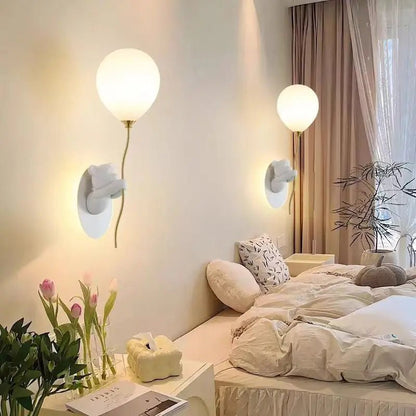 Lampe Enfant Applique Murale Ours Ballon Nordique Ambiance Chaleureuse - Luminous Place