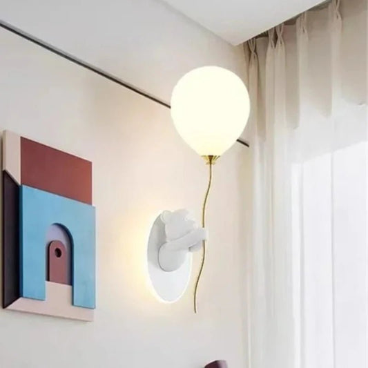 Lampe Enfant Applique Murale Ours Créative en Résine, Lumière d'Ambiance Macaron - Luminous Place