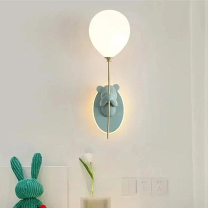Lampe Enfant Applique Murale Ours Créative en Résine, Lumière d'Ambiance Macaron - Luminous Place
