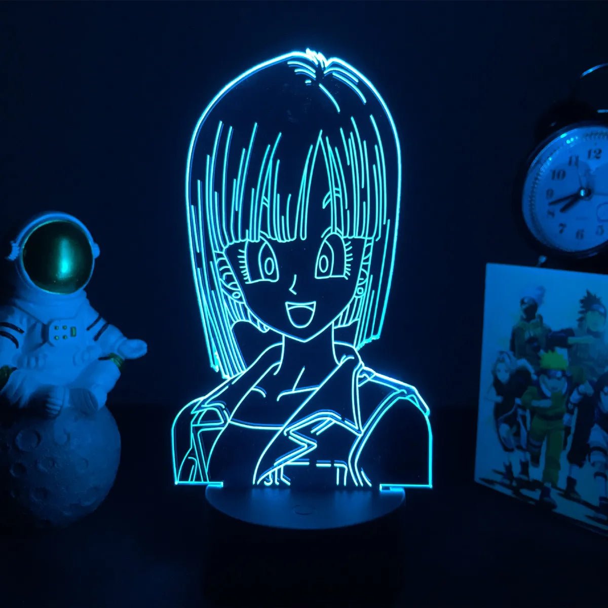 Lampe Enfant LED 3D Dragon Ball Goku Super Saiyan en acrylique, veilleuse design avec télécommande - Luminous Place