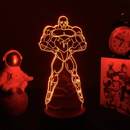 Lampe Enfant LED 3D Dragon Ball Goku Super Saiyan en acrylique, veilleuse design avec télécommande - Luminous Place