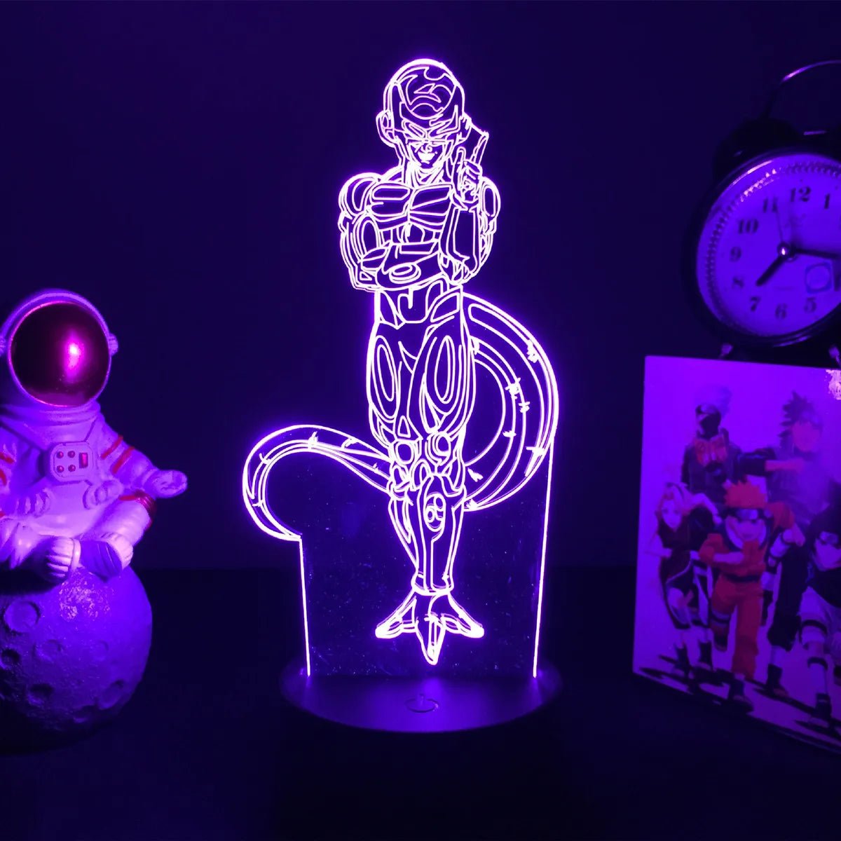 Lampe Enfant LED 3D Dragon Ball Goku Super Saiyan en acrylique, veilleuse design avec télécommande - Luminous Place