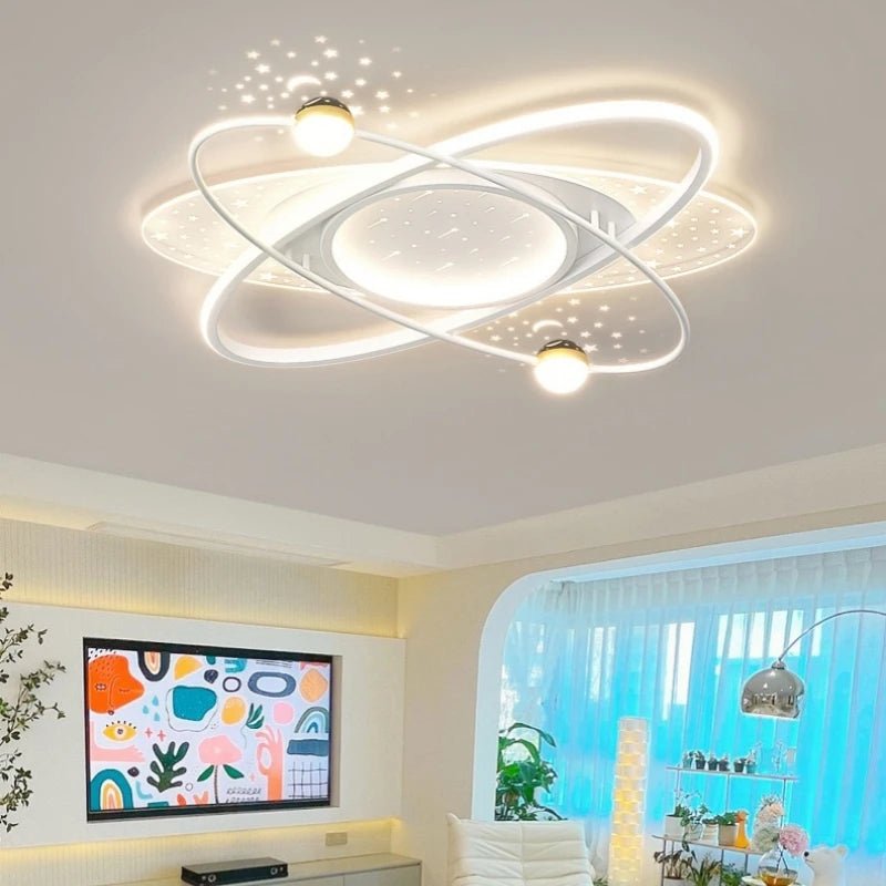 Lampe Enfant LED Moderne Suspension Fer Ciel Étoilé pour Chambre - Luminous Place