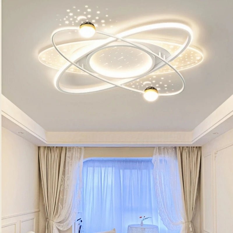 Lampe Enfant LED Moderne Suspension Fer Ciel Étoilé pour Chambre - Luminous Place