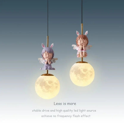 Lampe Enfant LED suspendue moderne en métal pour ambiance cosy - Luminous Place