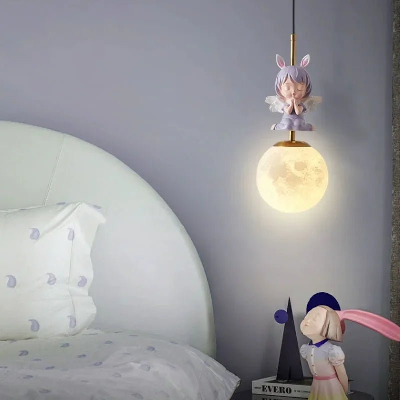 Lampe Enfant LED suspendue moderne en métal pour ambiance cosy - Luminous Place