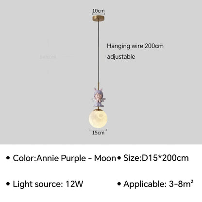 Lampe Enfant LED suspendue moderne en métal pour ambiance cosy - Luminous Place