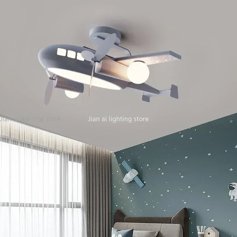 Lampe Enfant Lustre Avion LED Design Moderne et Minimaliste pour Chambre - Luminous Place