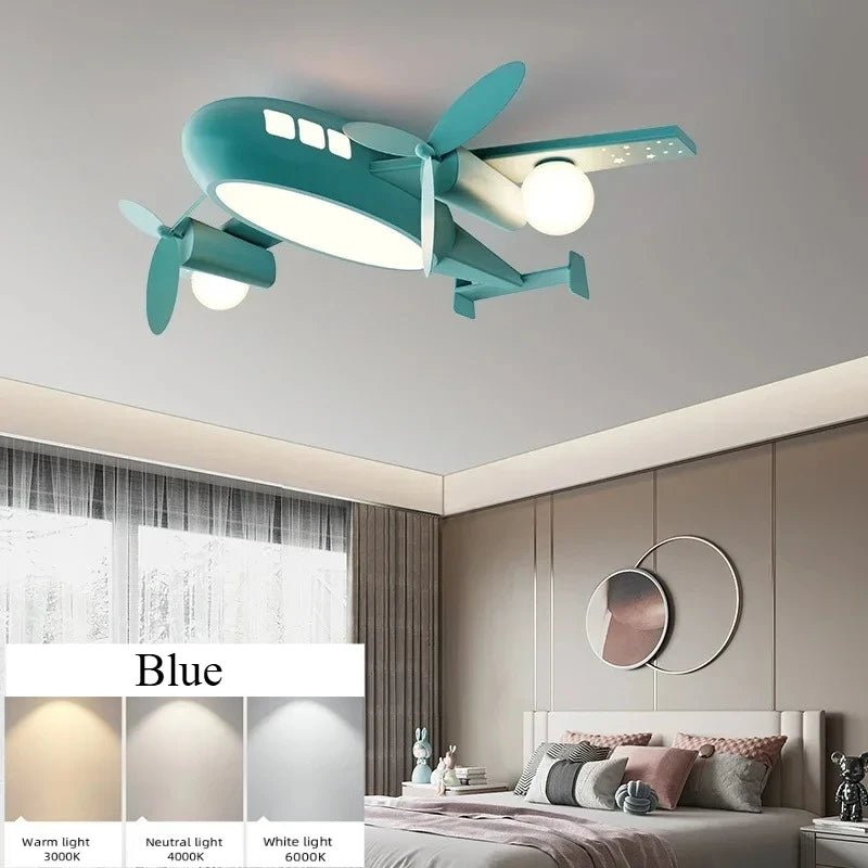 Lampe Enfant Lustre Avion LED Design Moderne et Minimaliste pour Chambre - Luminous Place