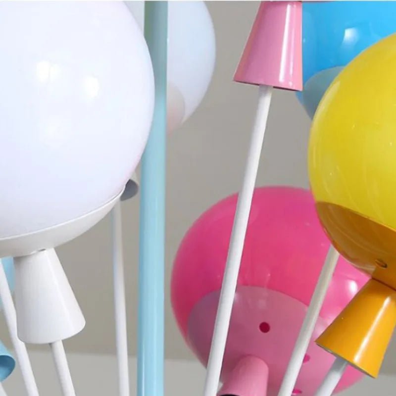 Lampe Enfant Lustre en Bois Style Sputnik pour Salon et Salle à Manger - Luminous Place