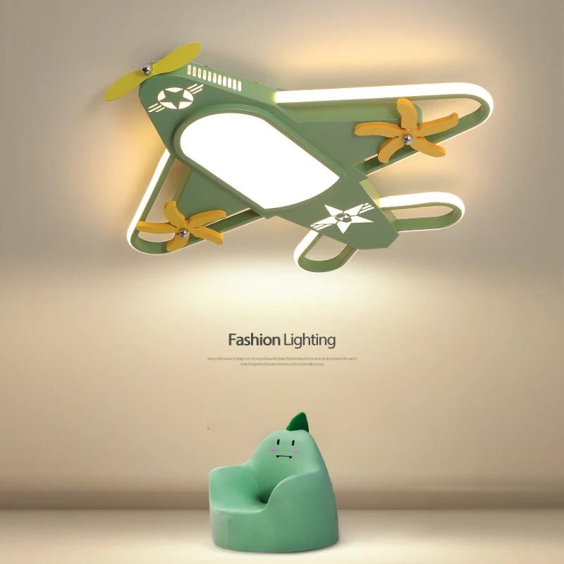 Lampe Enfant Lustre LED Moderne en Fer pour Chambre avec Lumière Chaude - Luminous Place