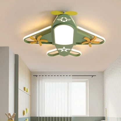 Lampe Enfant Lustre LED Moderne en Fer pour Chambre avec Lumière Chaude - Luminous Place