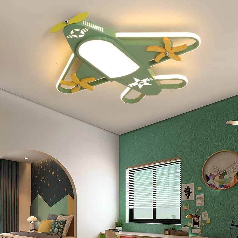 Lampe Enfant Lustre LED Moderne en Fer pour Chambre avec Lumière Chaude - Luminous Place
