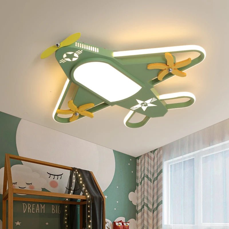 Lampe Enfant Lustre LED Moderne en Fer pour Chambre avec Lumière Chaude - Luminous Place