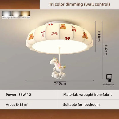 Lampe Enfant Lustre LED Moderne en Fer pour Chambre d'Enfant Cosy - Luminous Place