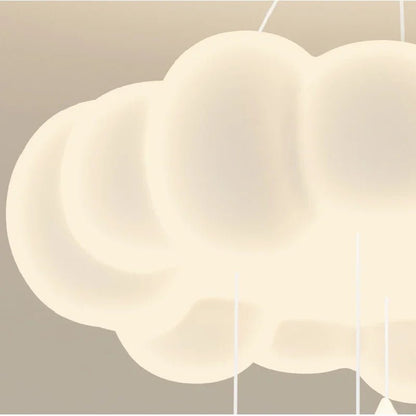 Lampe Enfant Lustre Nuage Moderne LED, Ambiance Chaleureuse et Minimaliste - Luminous Place