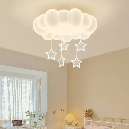Lampe Enfant Lustre Nuage Moderne LED, Ambiance Chaleureuse et Minimaliste - Luminous Place