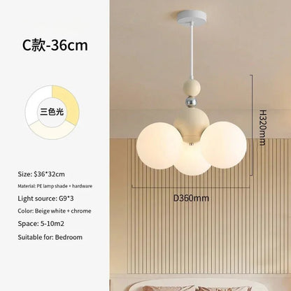 Lampe Enfant Lustre Suspendu Moderne en PVC pour Salle à Manger 2024 - Luminous Place