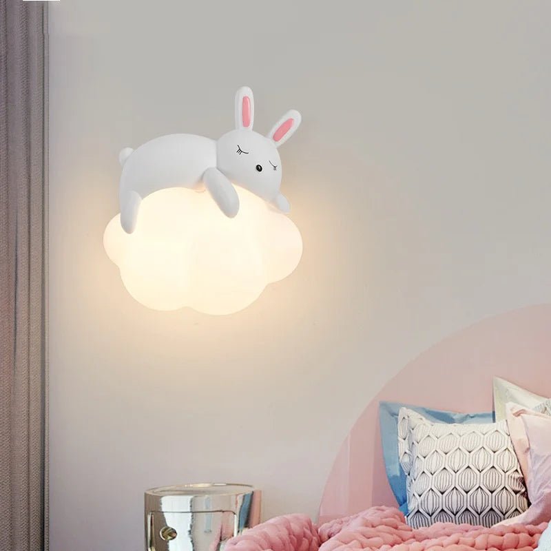 Lampe Enfant Murale LED Ours Cartoon en Résine, Lumière d’Ambiance Douce - Luminous Place