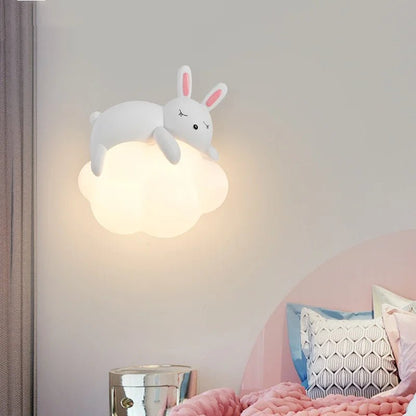 Lampe Enfant Murale LED Ours Cartoon en Résine, Lumière d’Ambiance Douce - Luminous Place