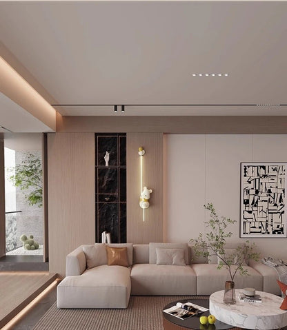 Lampe Enfant Murale LED Ours Nordique en Acrylique pour Chambre - Luminous Place