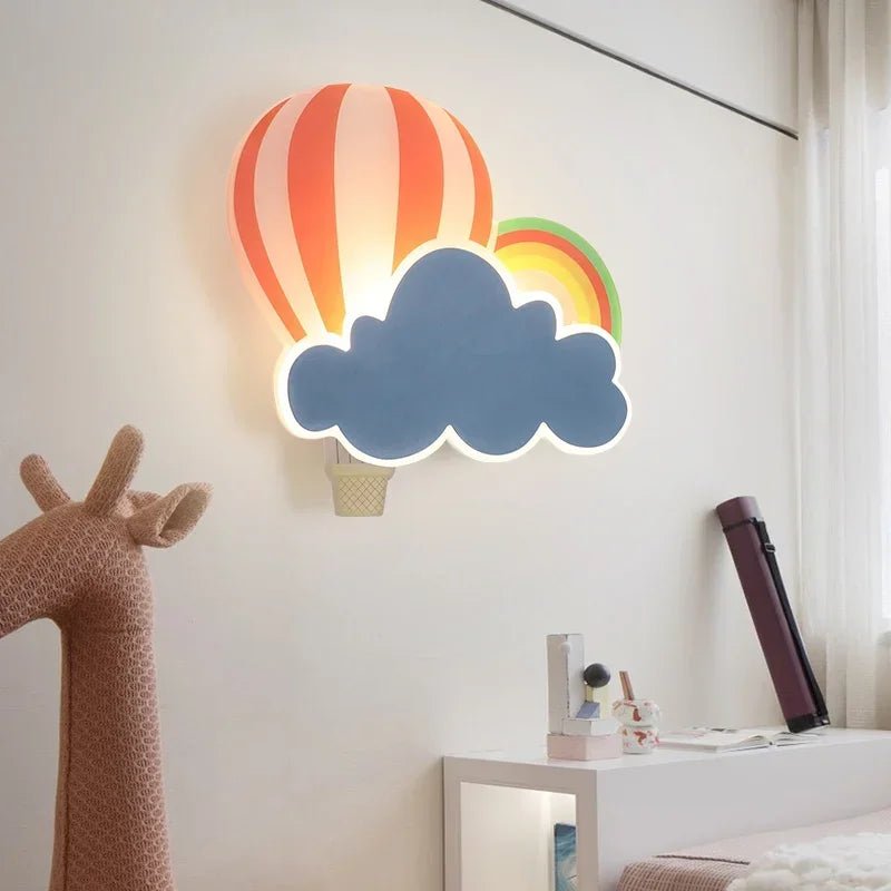 Lampe Enfant Murale Nuage Moderne en Aluminium, Lumière LED Ambiance Cosy - Luminous Place