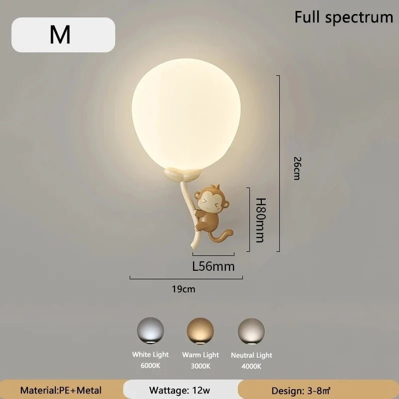 Lampe Enfant Nuage Crème Style Cartoon Applique Murale LED à Lumière Chaude - Luminous Place