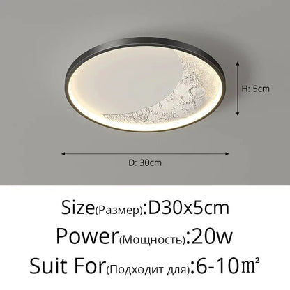 Lampe Enfant Plafonnier Astronaute LED Ciel Étoilé Météore, Lumière Chaleureuse - Luminous Place