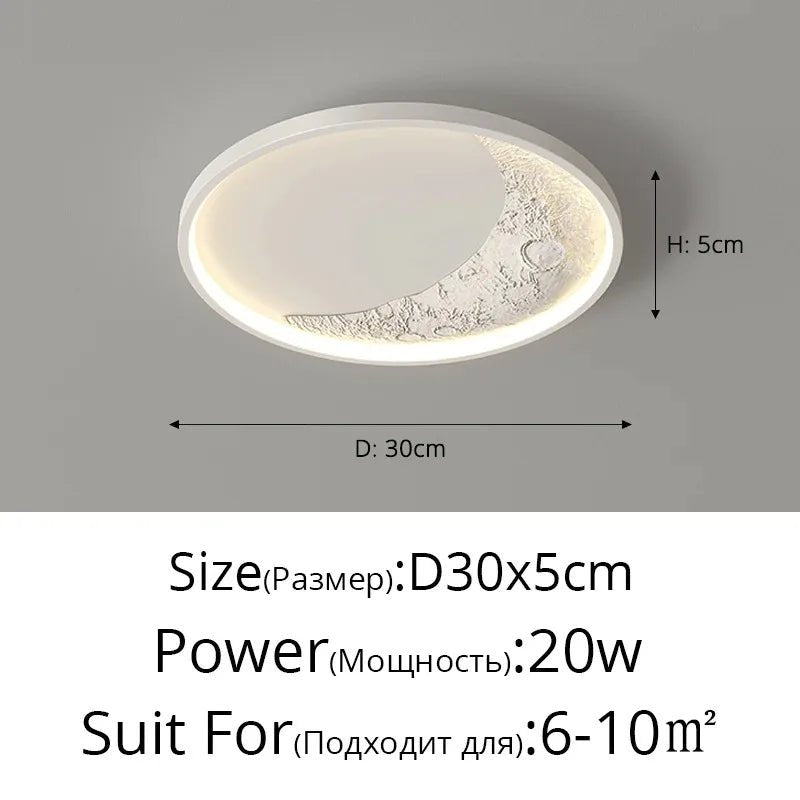 Lampe Enfant Plafonnier Astronaute LED Ciel Étoilé Météore, Lumière Chaleureuse - Luminous Place