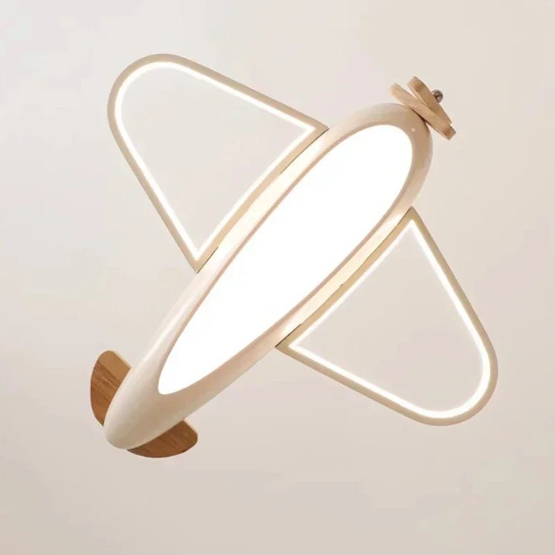 Lampe Enfant Plafonnier Avion LED Spectre Complet Protection Yeux - Luminous Place