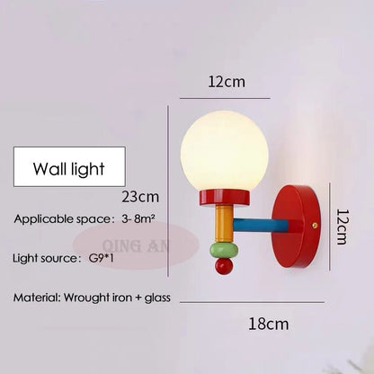 Lampe Enfant Plafonnier Coloré Rétro Memphis, Lumière Chaude et Romantique - Luminous Place