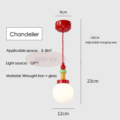 Lampe Enfant Plafonnier Coloré Rétro Memphis, Lumière Chaude et Romantique - Luminous Place