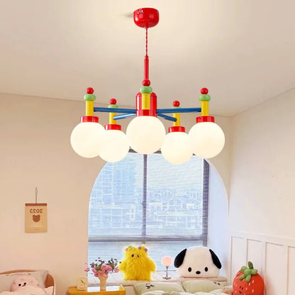 Lampe Enfant Plafonnier Coloré Rétro Memphis, Lumière Chaude et Romantique - Luminous Place
