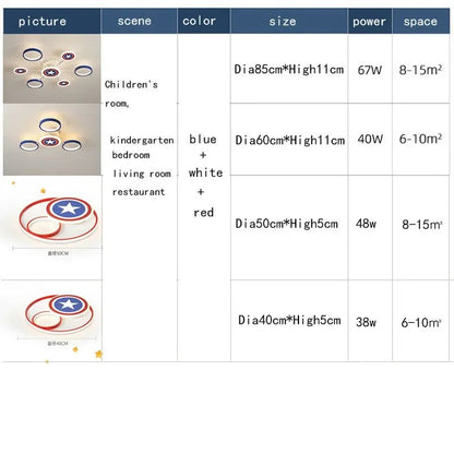 Lampe Enfant Plafonnier LED à lumière chaude pour chambre d'enfant, luminaire intérieur design en métal et acrylique - Luminous Place