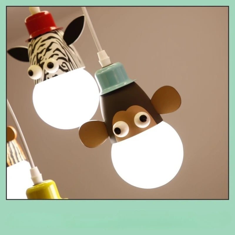 Lampe Enfant Plafonnier LED Animaux Créatif pour Chambre d’Enfants - Luminous Place