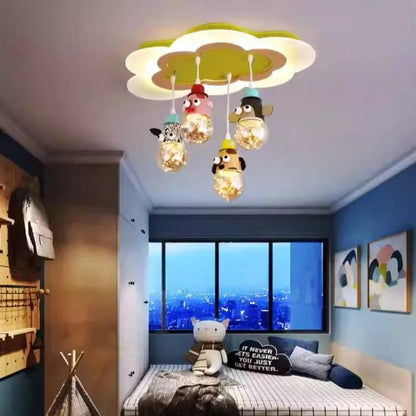 Lampe Enfant Plafonnier LED Animaux Créatif pour Chambre d’Enfants - Luminous Place