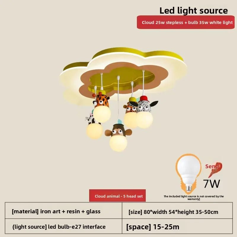 Lampe Enfant Plafonnier LED Animaux Créatif pour Chambre d’Enfants - Luminous Place