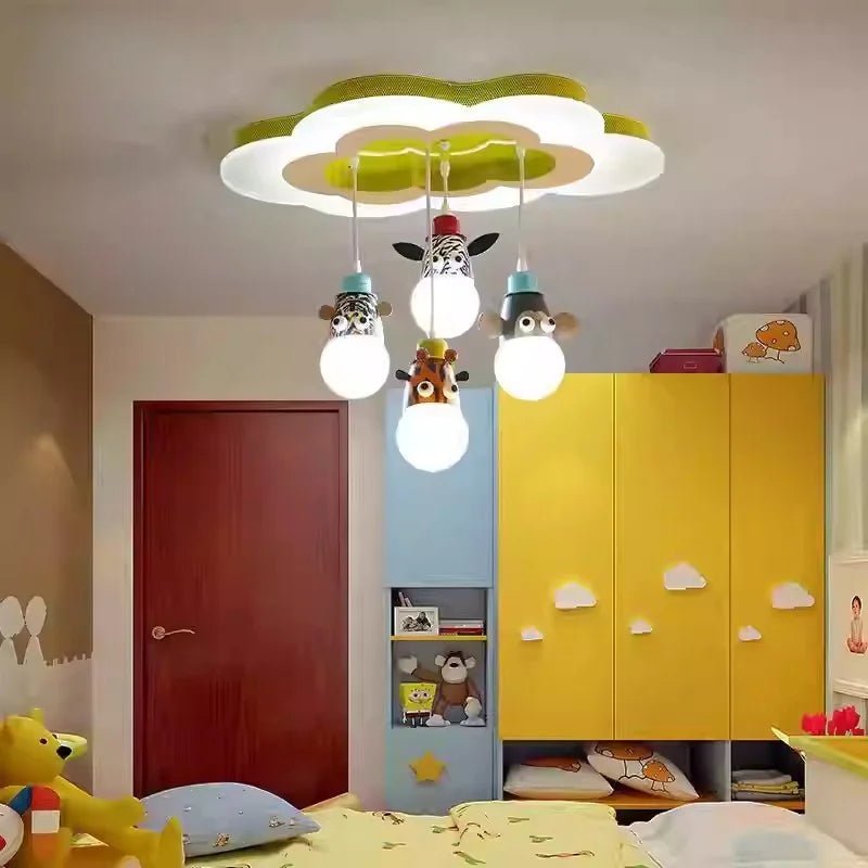 Lampe Enfant Plafonnier LED Animaux Créatif pour Chambre d’Enfants - Luminous Place