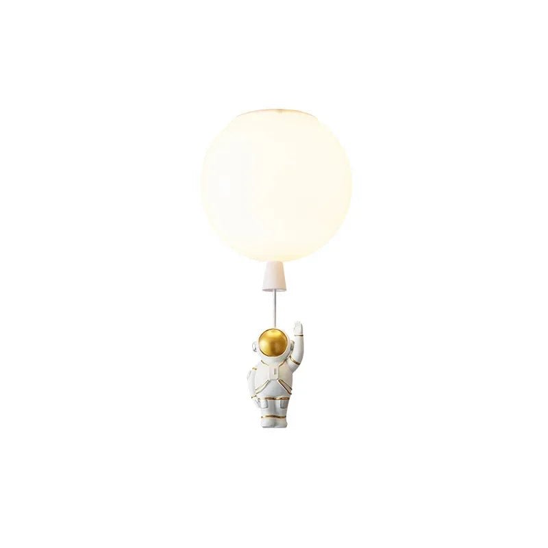 Lampe Enfant Plafonnier LED Ballon Astronome Design Nordique Lumière Chaude - Luminous Place